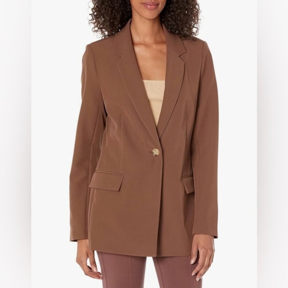 The‎ Drop Blake Long Blazer Coffee Bean